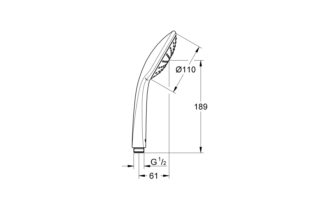 Душевая система GROHE Grohtherm с термостатом для душа, хром (34734000)