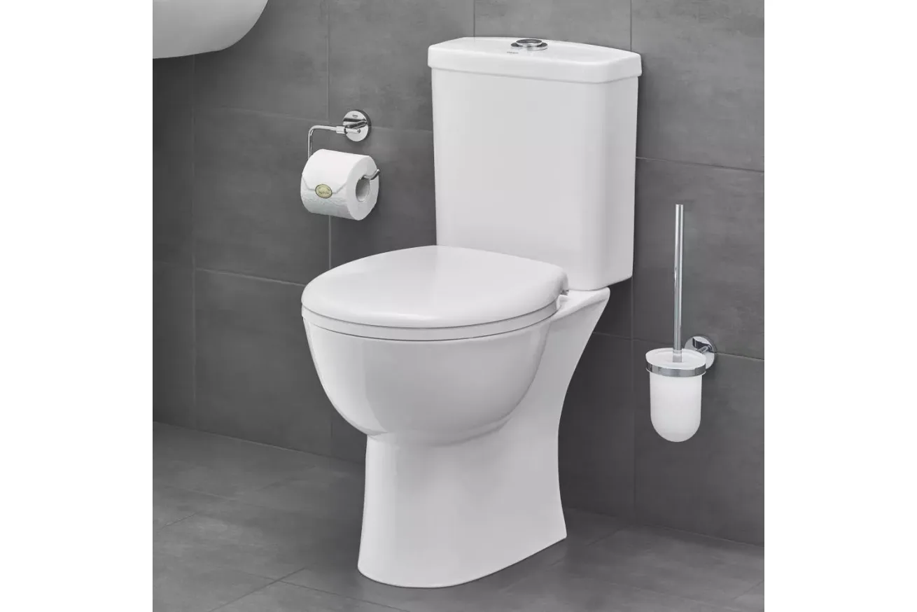 Унитаз GROHE Bau Ceramic напольный, альпин-белый (39495000)