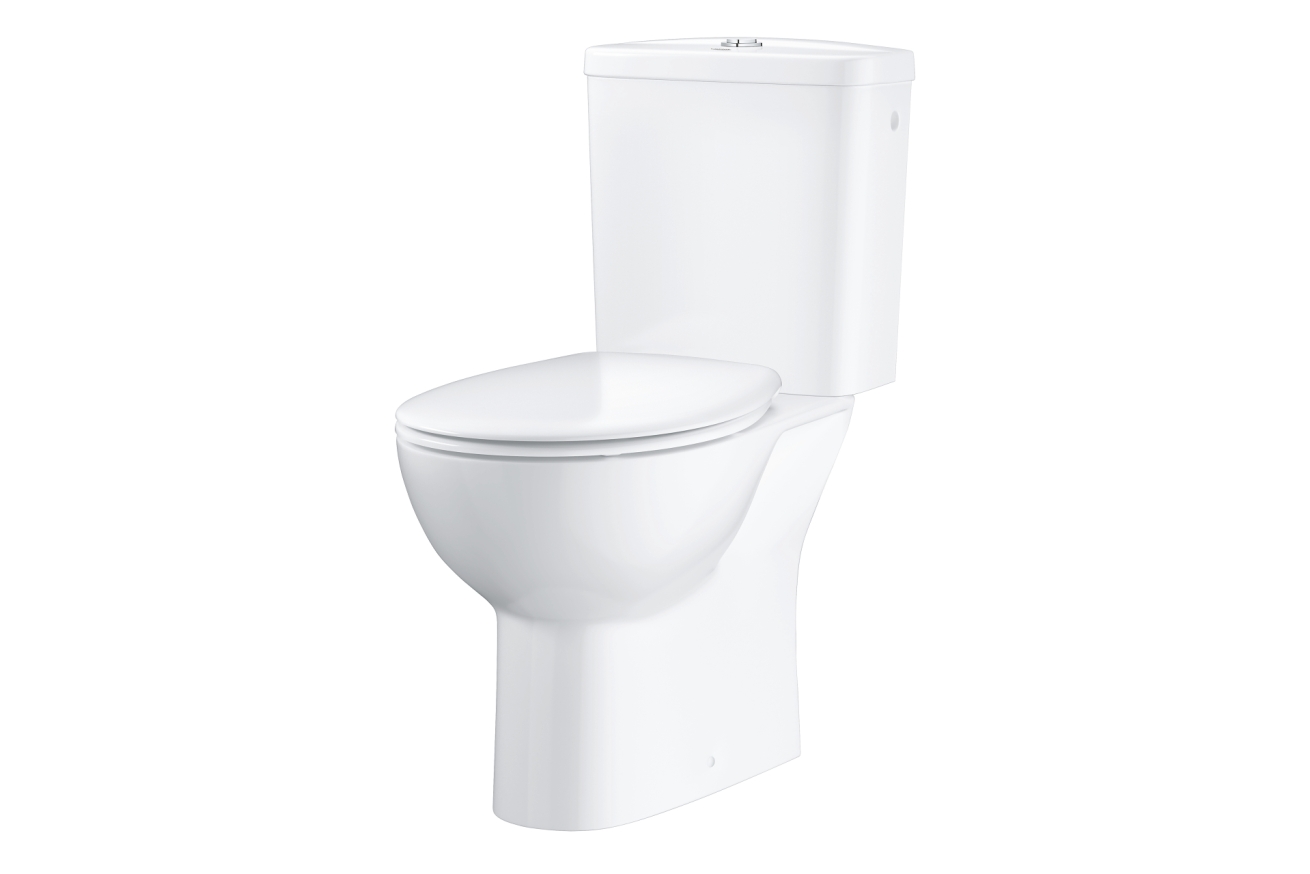 Унитаз GROHE Bau Ceramic напольный, альпин-белый (39495000)
