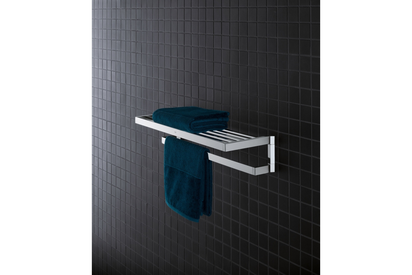 Полочка для полотенец GROHE Selection Cube 600 мм, хром (40804000)