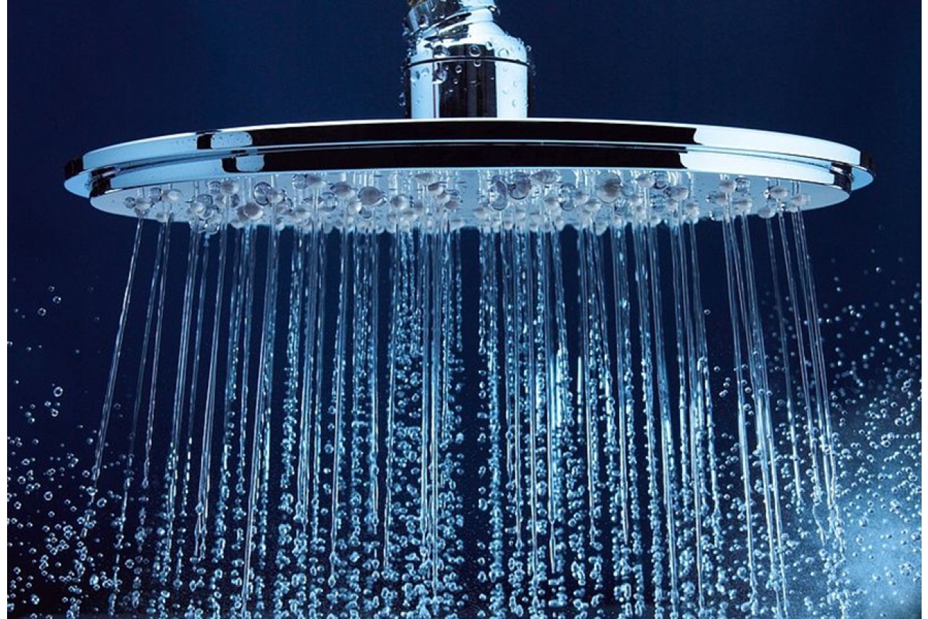 Верхний душ GROHE Rainshower Cosmopolitan Metal 210, 8,5 л/мин, 1 режим, 142 мм, хром (26063000)