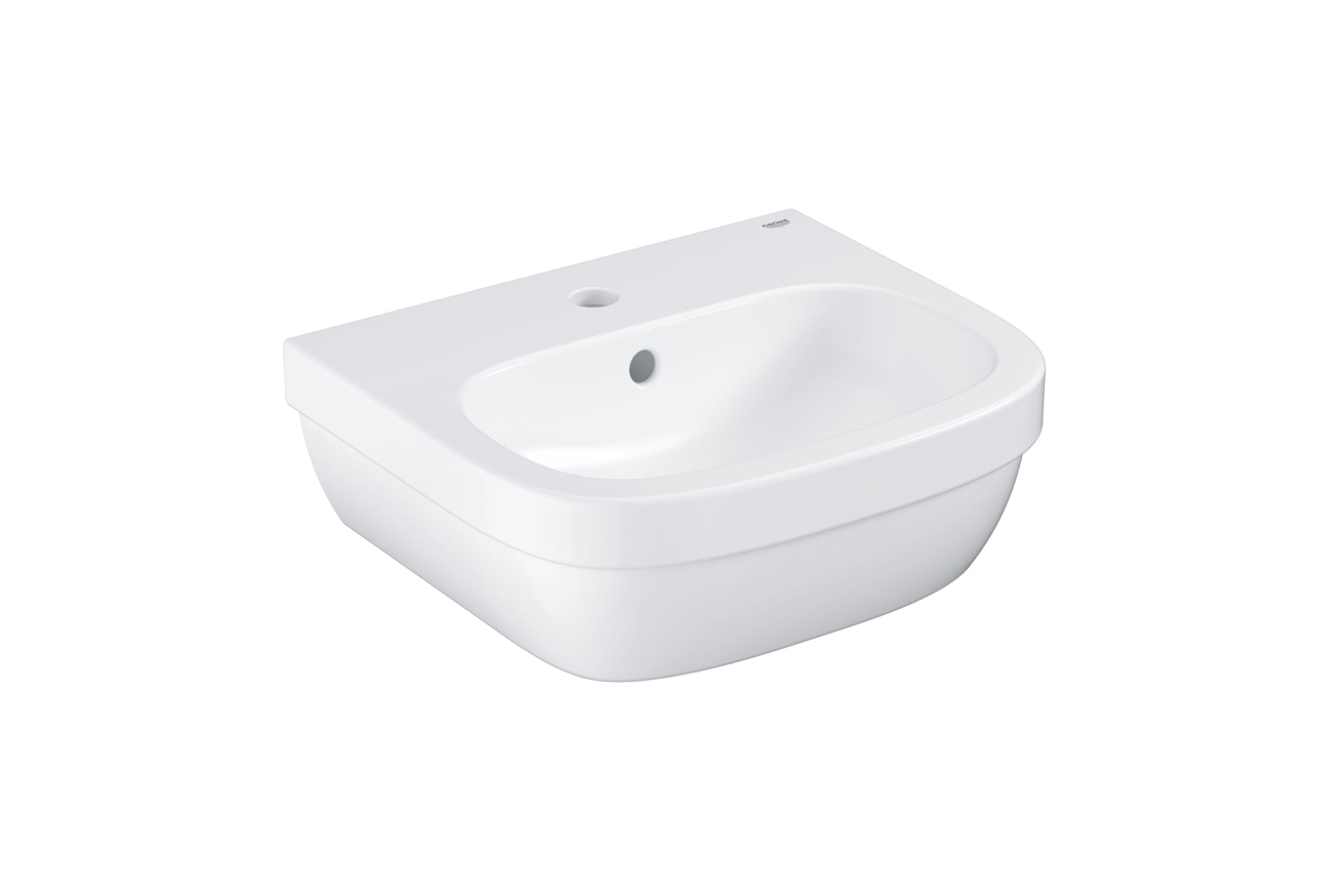 Набор для ванной комнаты: Смеситель для раковины GROHE Eurosmart New и мини-раковина GROHE Euro Ceramic 45 см (NC0008)