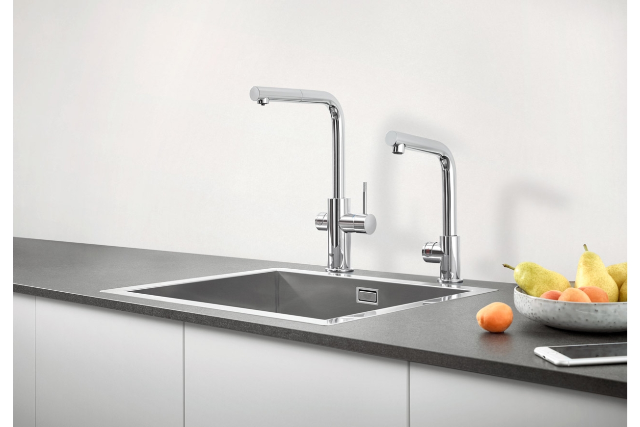 Комплект для кухни GROHE Red Mono с L-образным вентилем, бойлером M-Size и фильтром, хром (30339001)