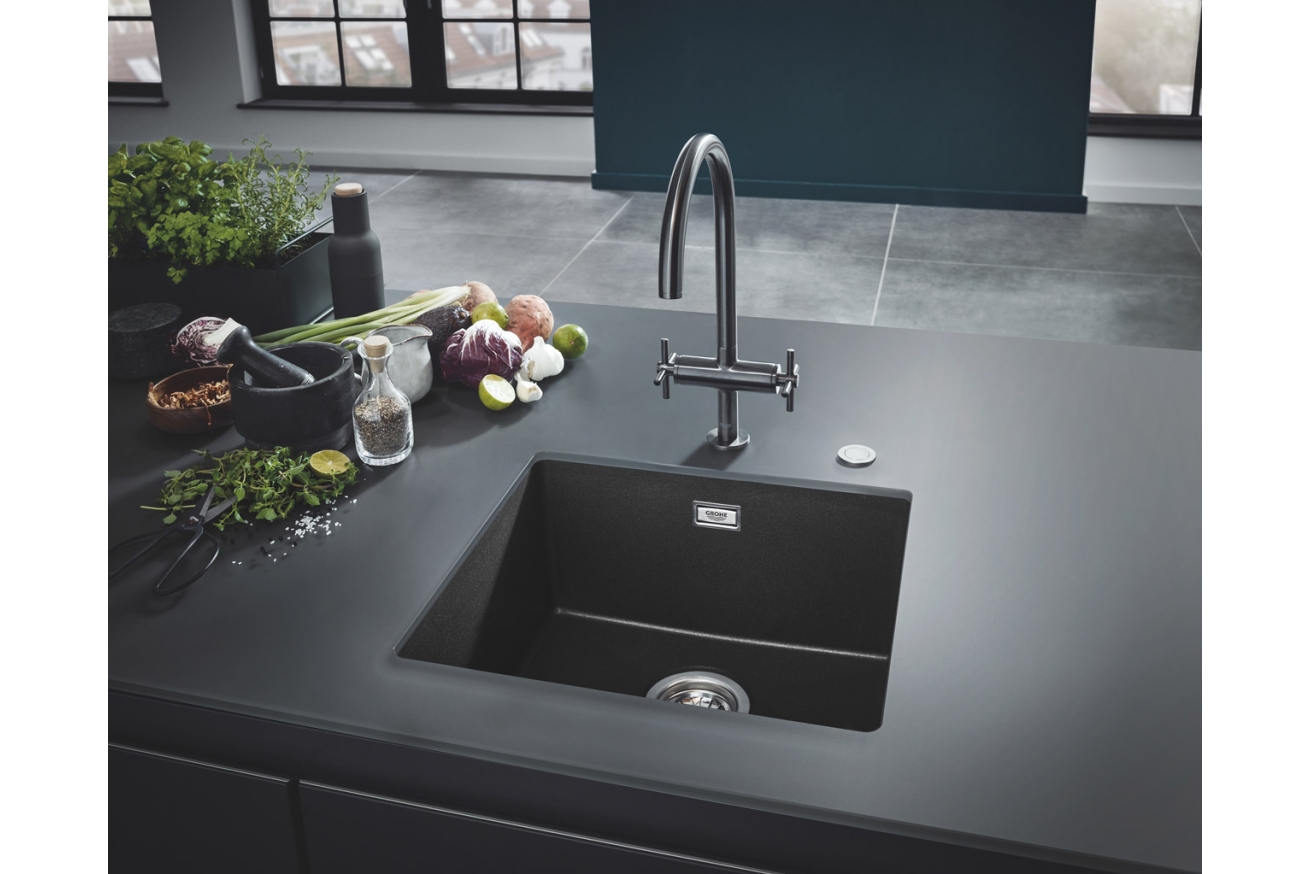 Смеситель для кухни GROHE Atrio, темный графит матовый (30362AL0)