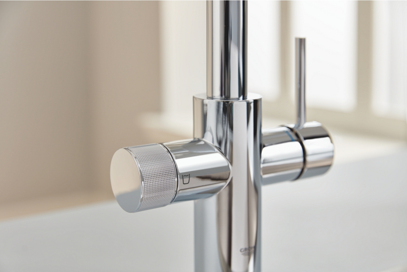 Смеситель для кухни GROHE Blue Pure Minta с функцией фильтрации, без фильтра в комплекте, хром (30588000)