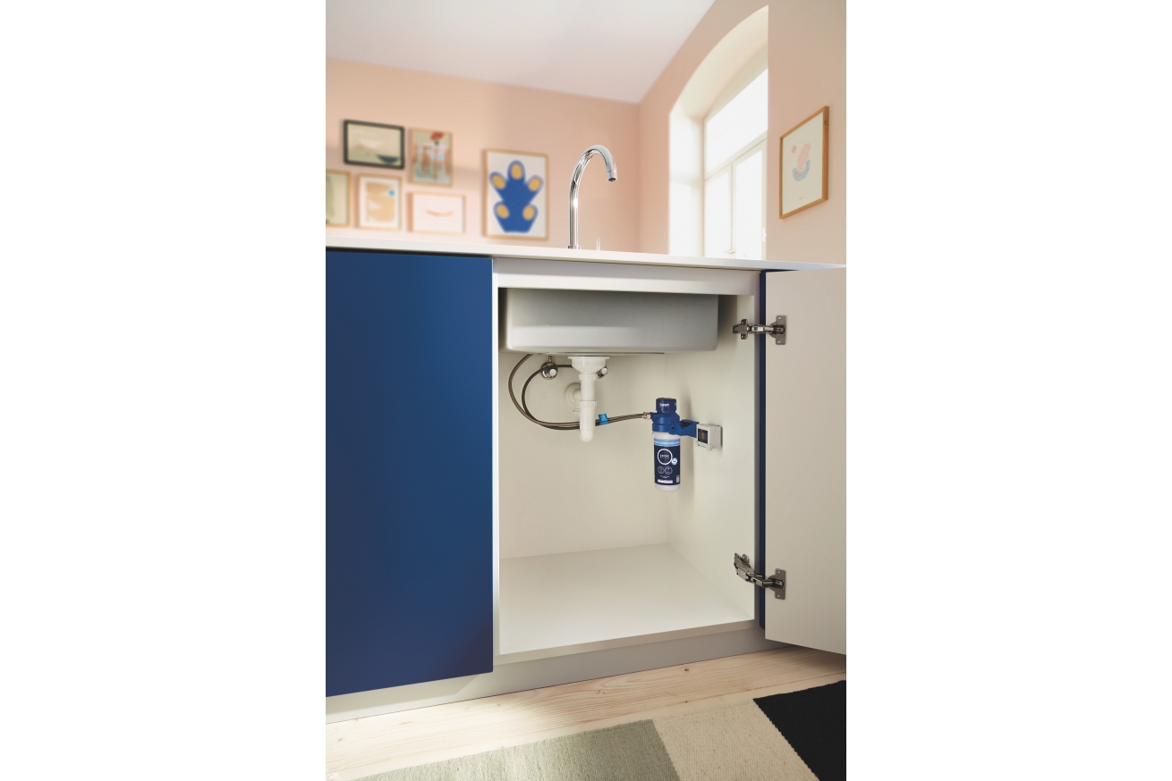 Смеситель для кухни GROHE Blue Pure StartCurve с функцией фильтрации, без фильтра в комплекте, хром (30592000)