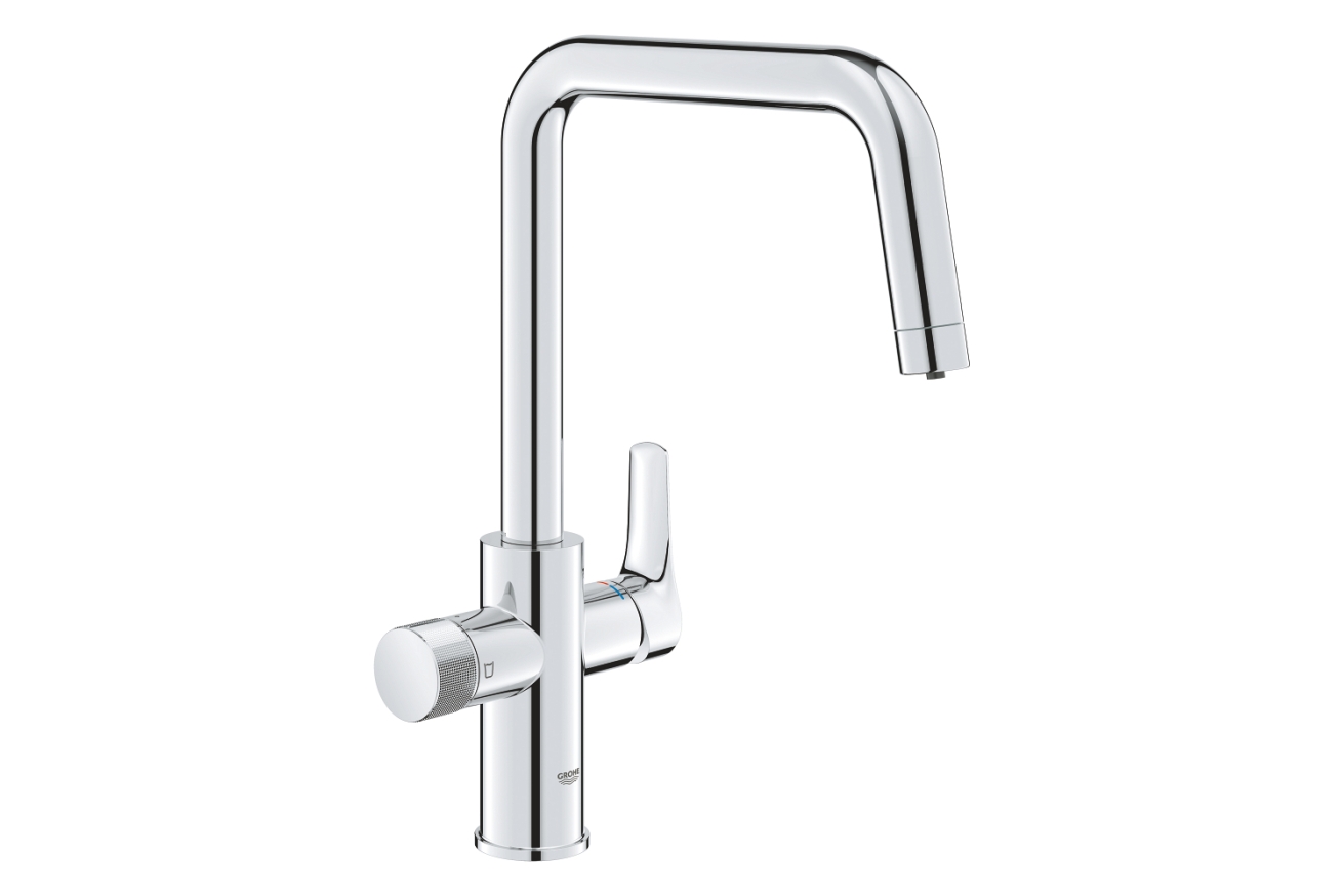 Смеситель для кухни GROHE Blue Pure Start с функцией фильтрации, без фильтра в комплекте, хром (30595000)