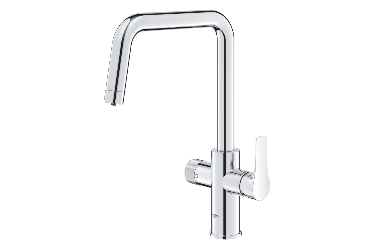 Смеситель для кухни GROHE Blue Pure Start с функцией фильтрации, без фильтра в комплекте, хром (30595000)