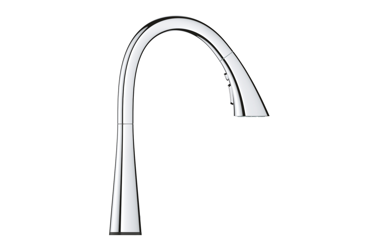 Смеситель для кухни GROHE Zedra Touch сенсорный с вытяжным душем 3jet, хром (30219002)