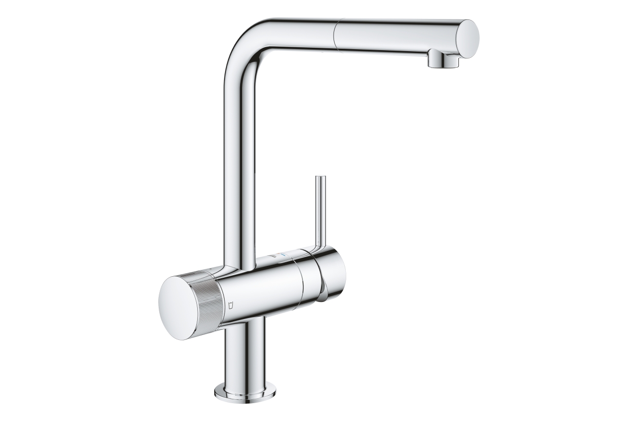 Смеситель для кухни GROHE Blue Pure Minta, с функцией фильтрации, без фильтра в комплекте, хром (31721000)