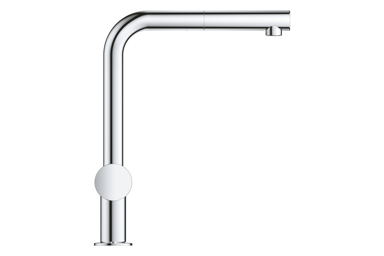 Смеситель для кухни GROHE Blue Pure Minta, с функцией фильтрации, без фильтра в комплекте, хром (31721000)