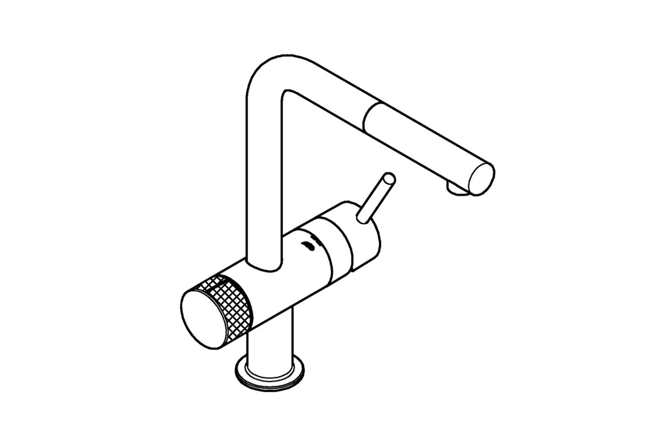 Смеситель для кухни GROHE Blue Pure Minta, с функцией фильтрации, без фильтра в комплекте, хром (31721000)