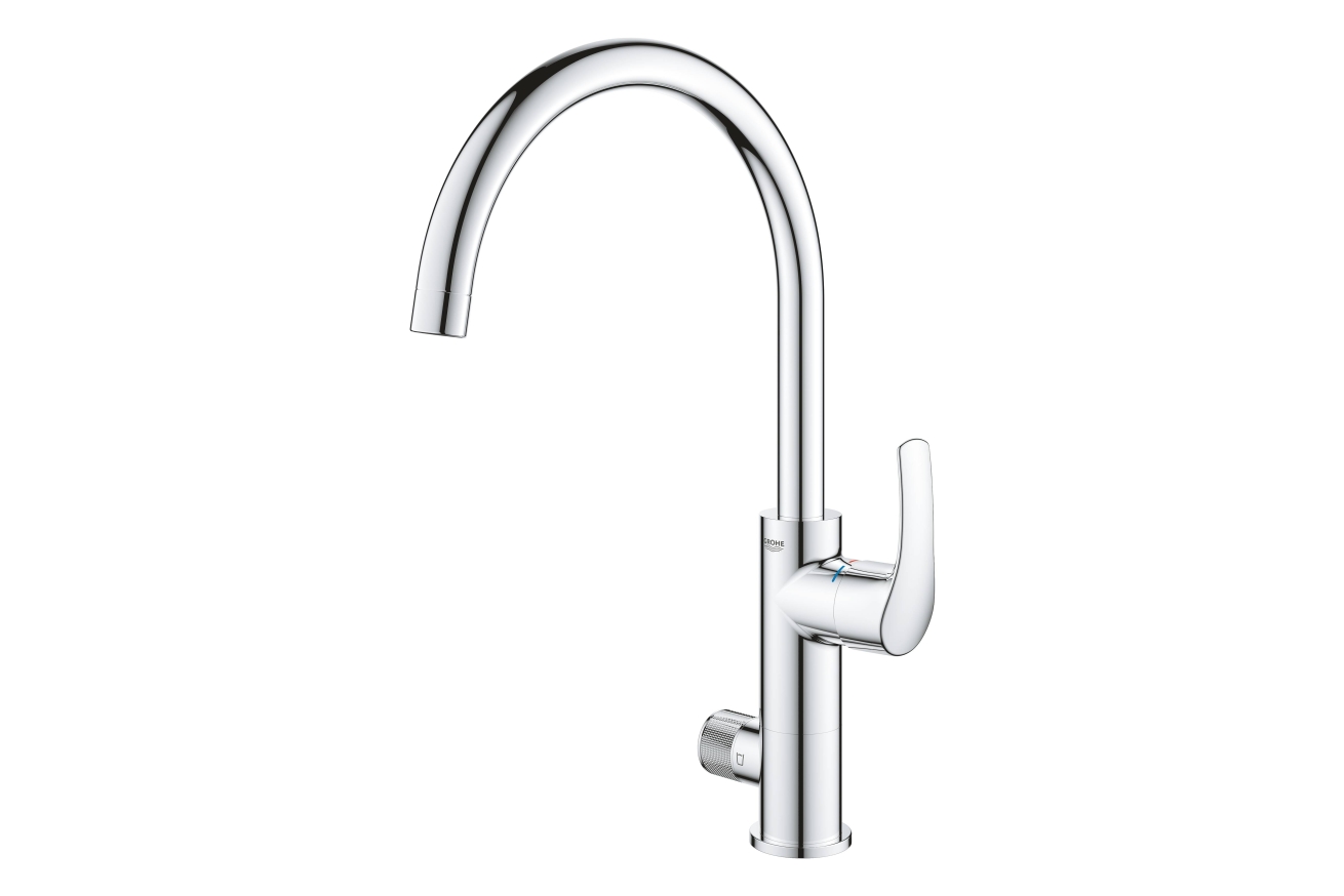 Смеситель для кухни GROHE Blue Pure Eurosmart с функцией фильтрации, с фильтром в комплекте, хром (119708)