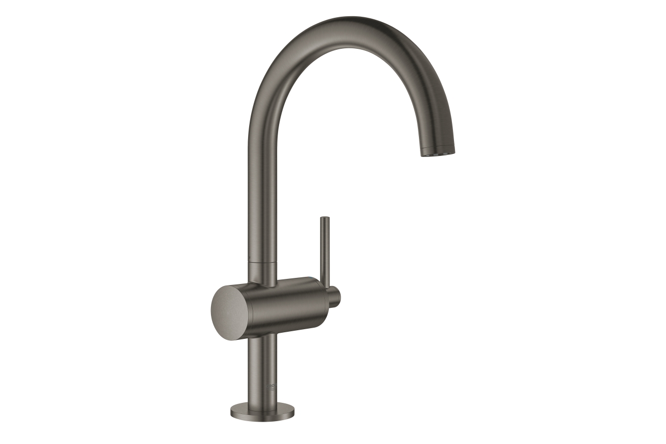 Смеситель для раковины GROHE Atrio, темный графит матовый (32042AL3)