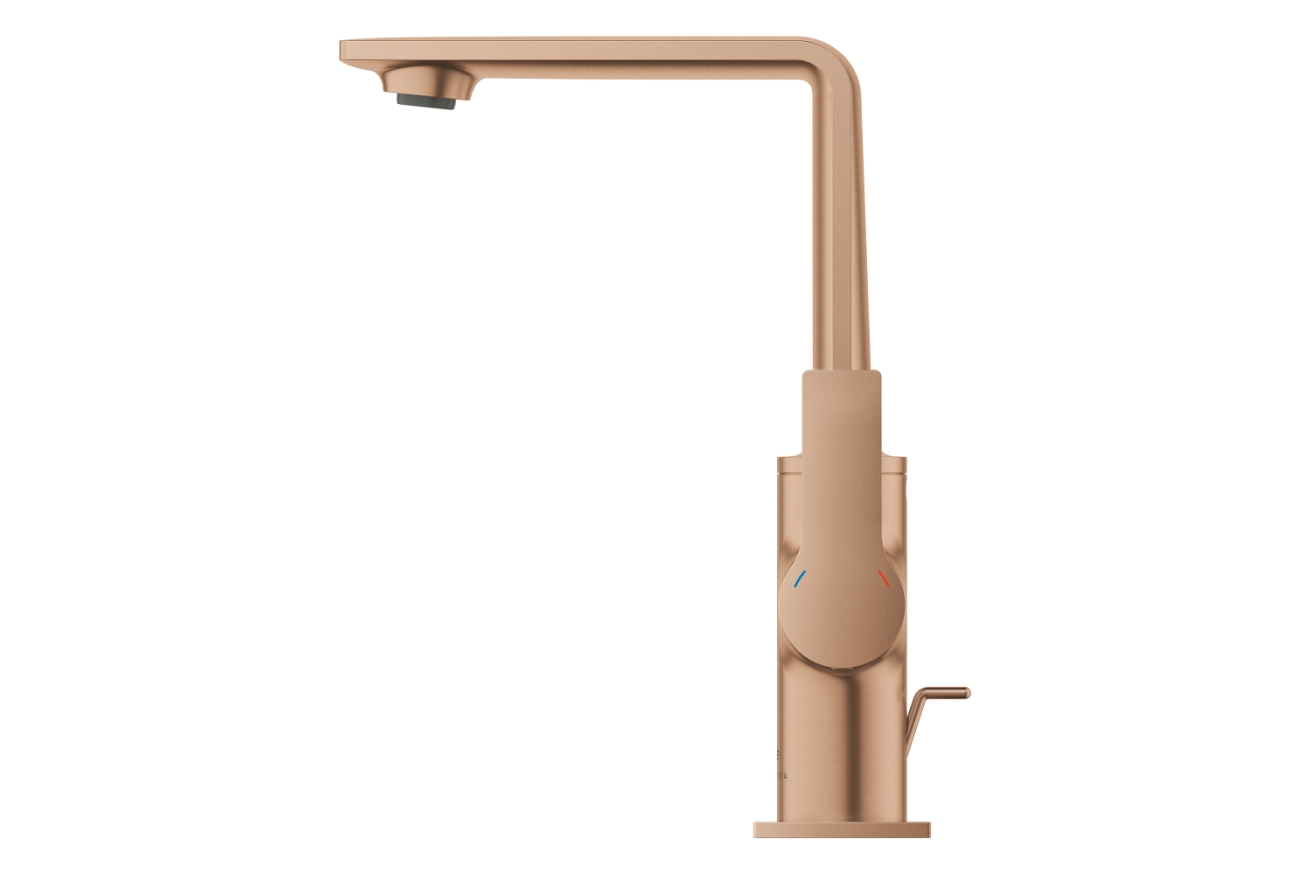 Смеситель для раковины GROHE Allure с донным клапаном, L-Size, теплый закат матовый (32146DL1)