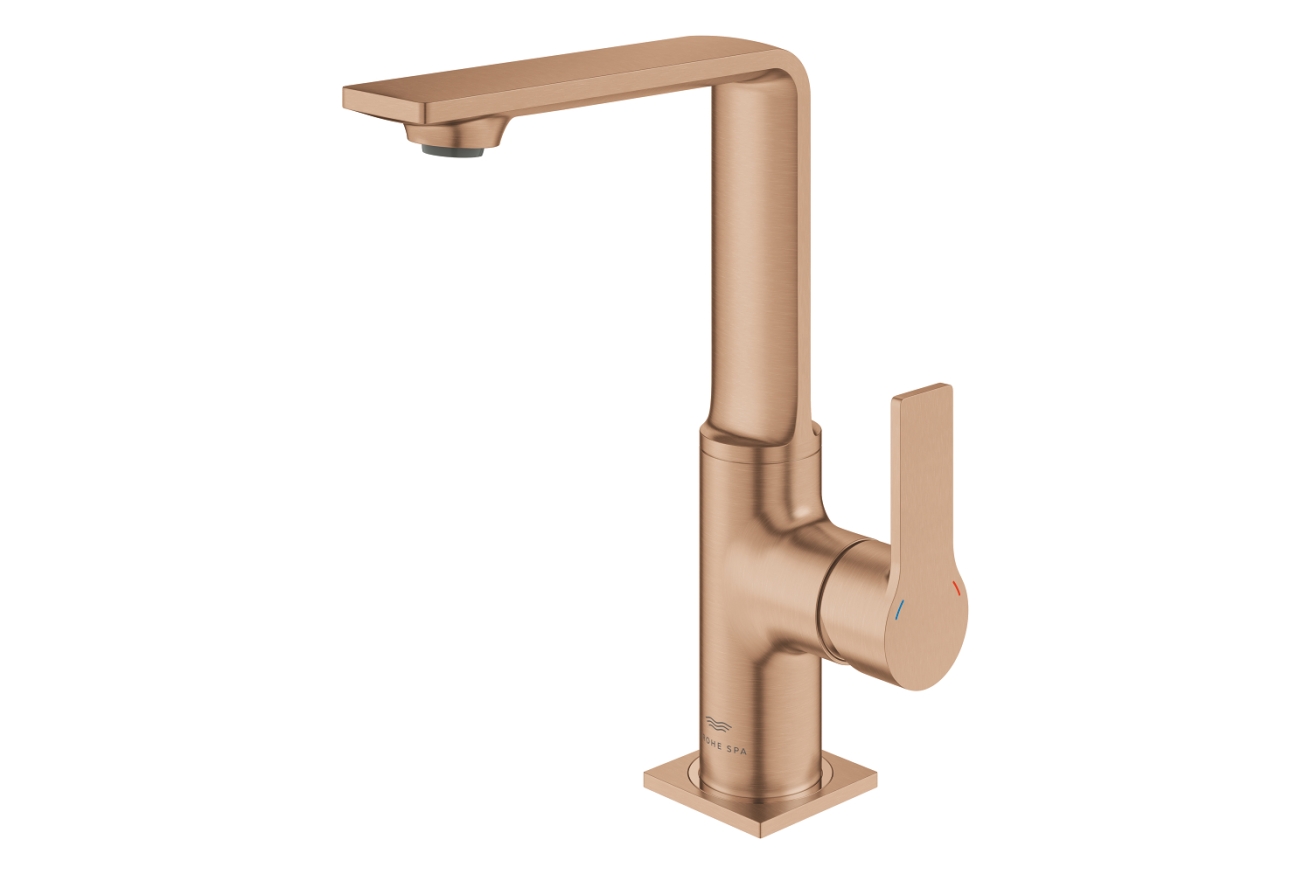Смеситель для раковины GROHE Allure с донным клапаном, L-Size, теплый закат матовый (32146DL1)