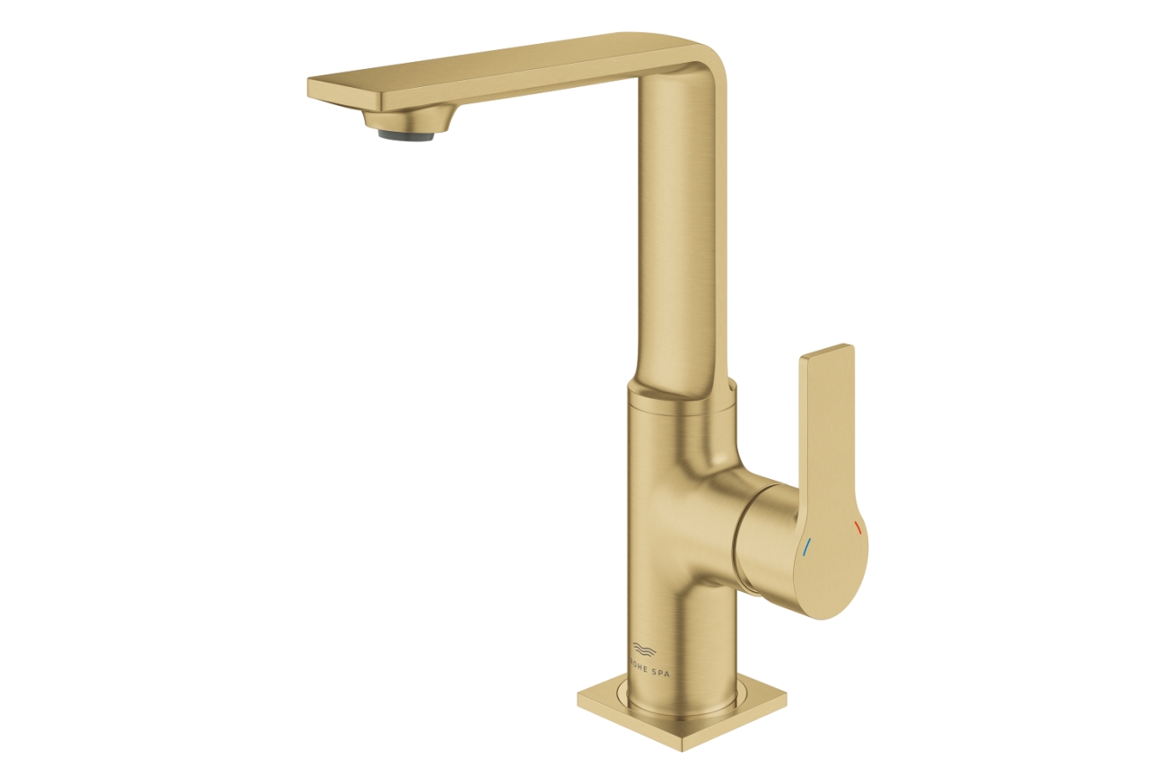 Смеситель для раковины GROHE Allure с донным клапаном, L-Size, холодный рассвет матовый (32146GN1)