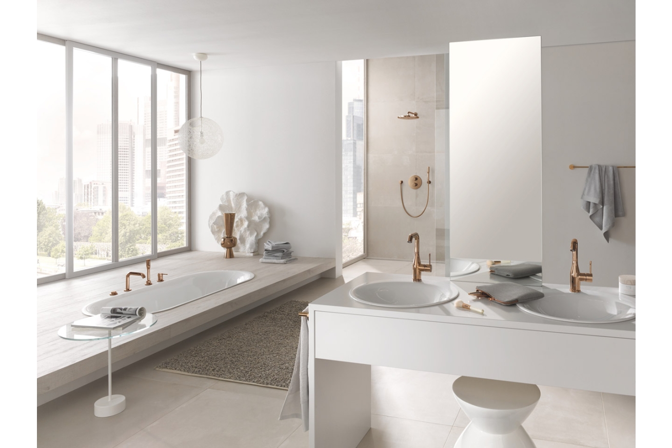 Смеситель для раковины GROHE Essence с донным клапаном, L-Size, теплый закат глянец (32628DA1)