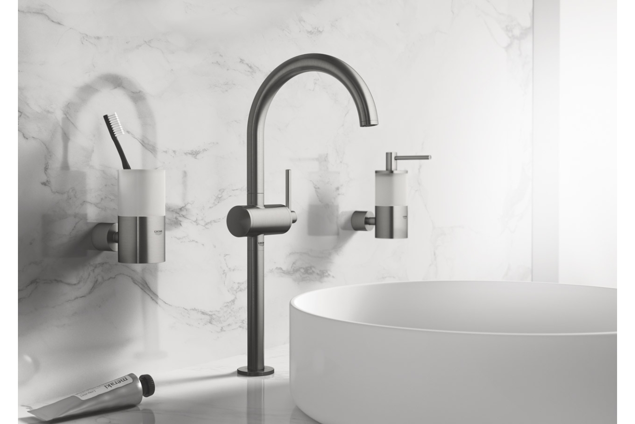 Смеситель для раковины GROHE Atrio, XL-Size, темный графит матовый (32647AL3)