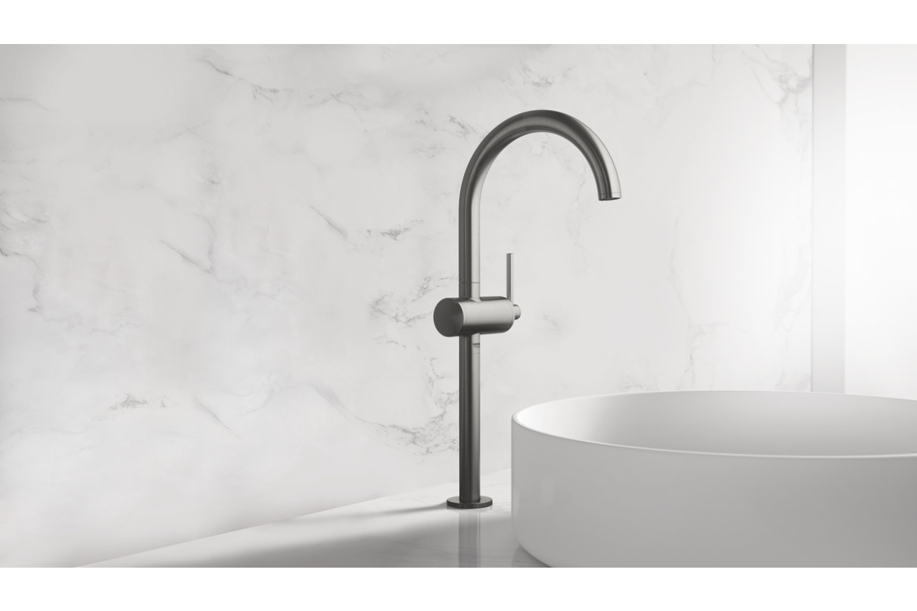 Смеситель для раковины GROHE Atrio, XL-Size, темный графит матовый (32647AL3)