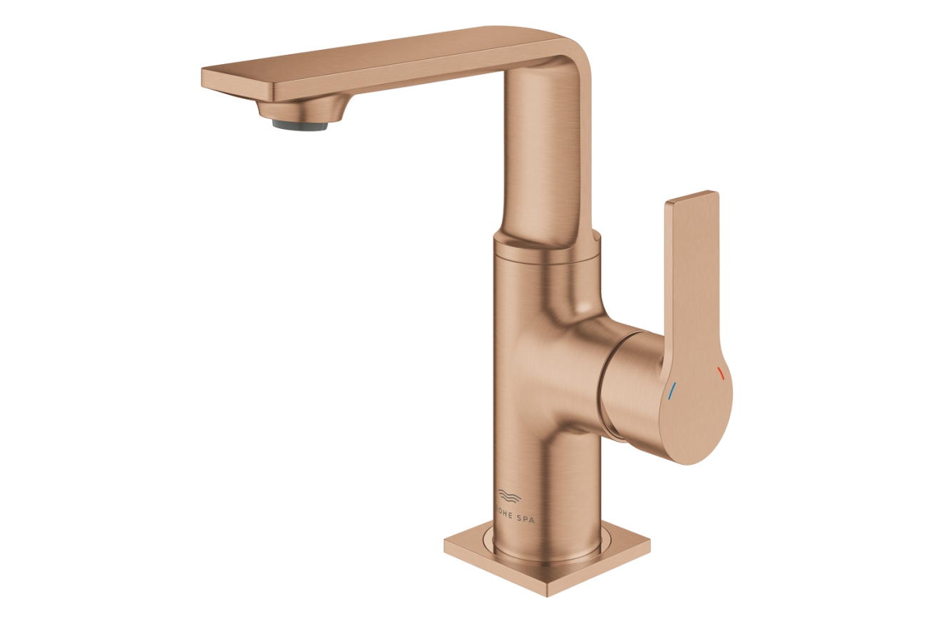 Смеситель для раковины GROHE Allure с донным клапаном, M-Size, теплый закат матовый (32757DL1)