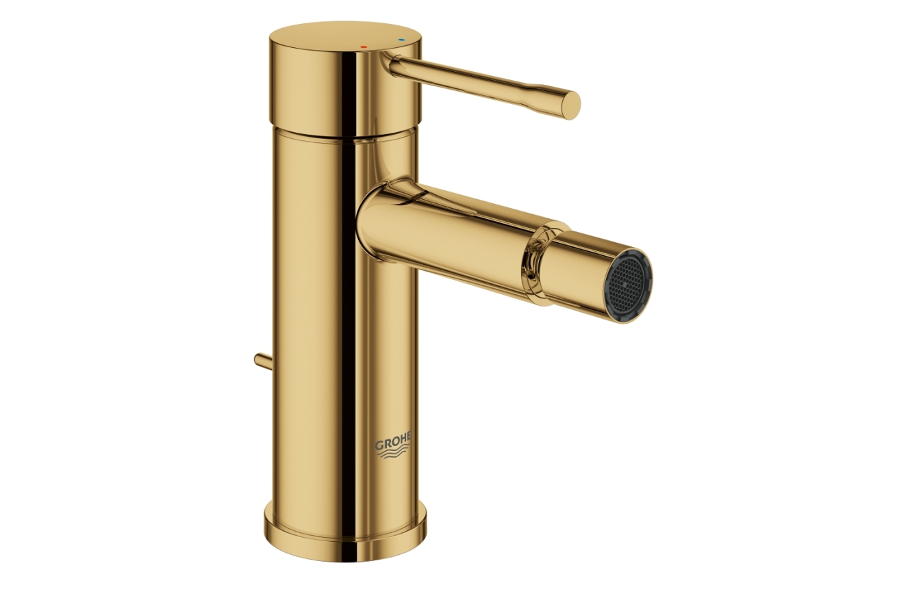 Смеситель для биде GROHE Essence с донным клапаном, холодный рассвет глянец (32935GL1)