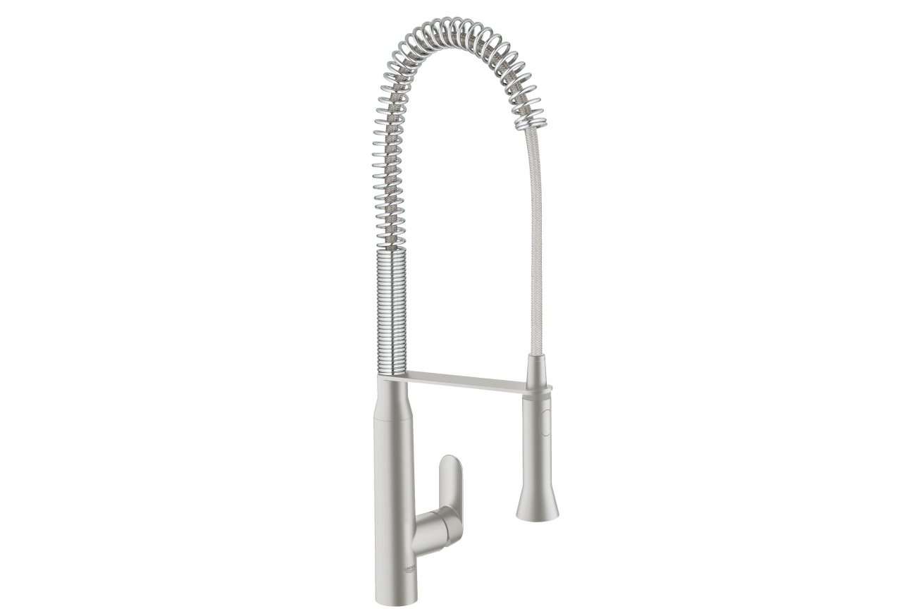Смеситель для кухни GROHE K7 профессиональный, суперсталь (32950DC0)