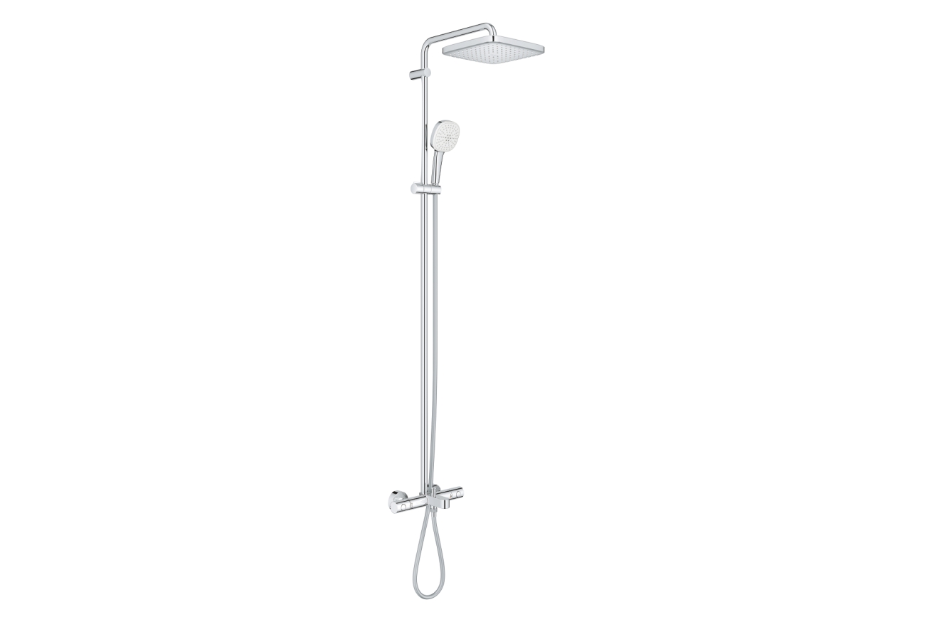 Душевая система GROHE Tempesta System 250 Cube с термостатом для ванны, хром (26691001)