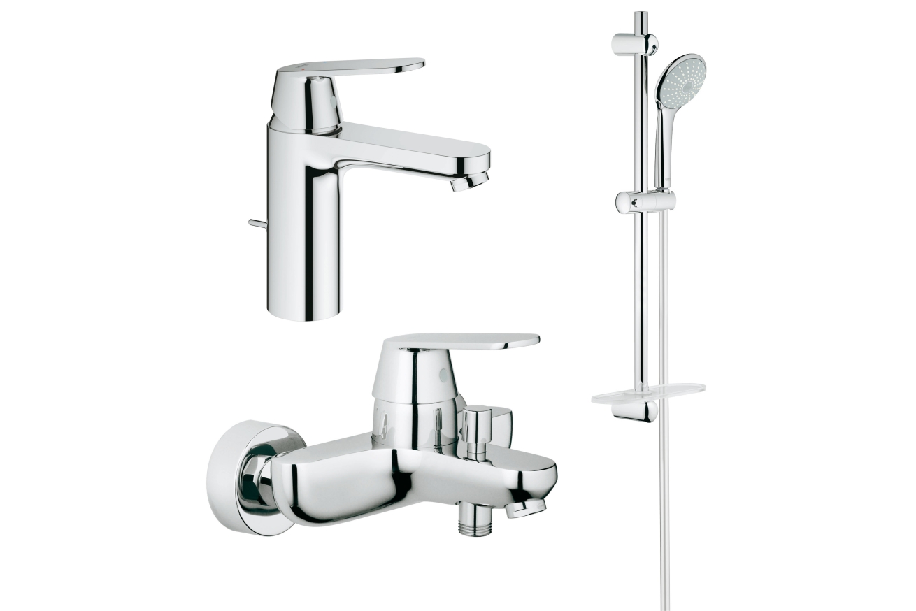 Готовый комплект для ванной комнаты GROHE Eurosmart Cosmopolitan, хром (NB0005)