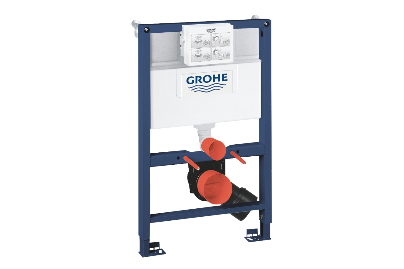 Система инсталляции для унитаза GROHE Rapid SL, с монтажными уголками, 0.82 м (38948000)