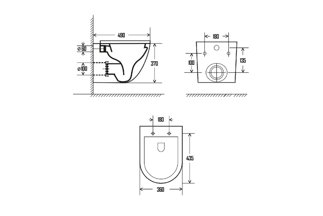 Комплект инсталляции GROHE Rapid SL NW0145/S с унитазом AQUAme AQM2002MB и сиденьем с микролифтом (NW0272)