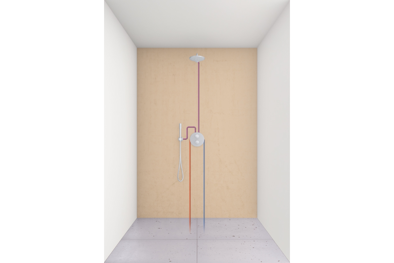 Верхний душ GROHE Rainshower Cosmopolitan 210, 1 режим, хром (28368000)