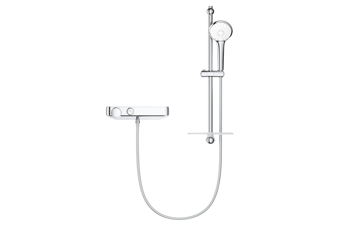 Термостат для душа GROHE Grohtherm SmartControl с душевым гарнитуром, хром (34720000)