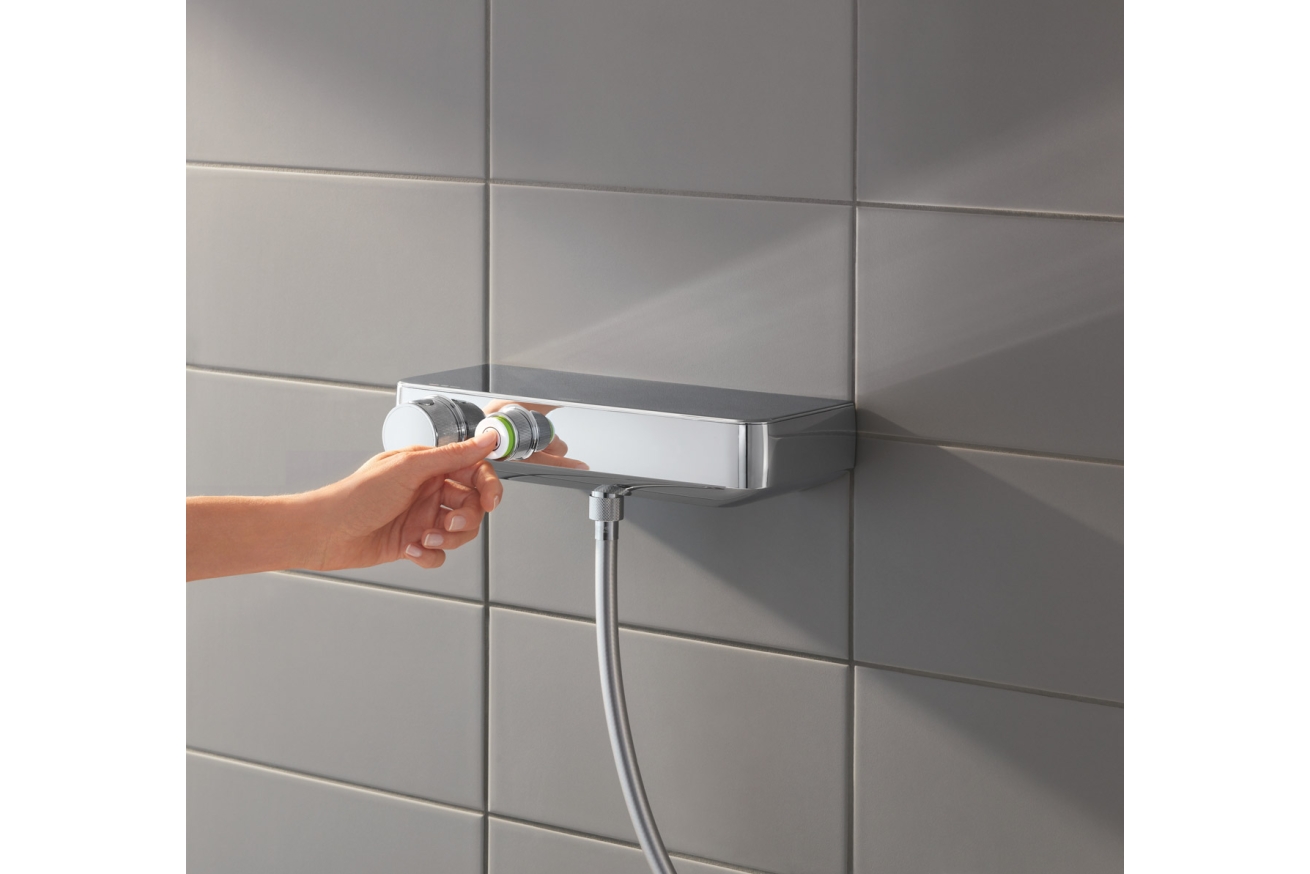 Термостат для душа GROHE Grohtherm SmartControl с душевым гарнитуром, хром (34720000)