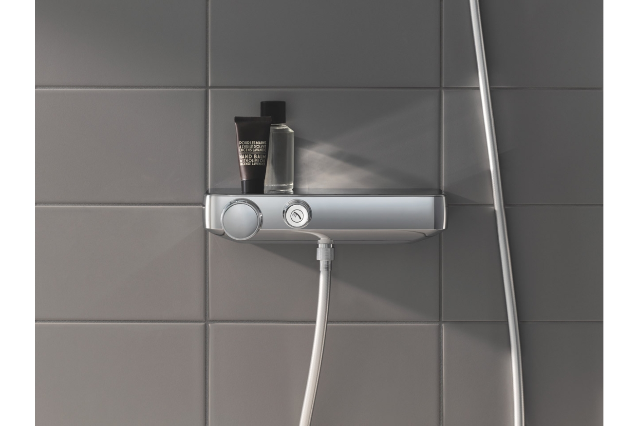 Термостат для душа GROHE Grohtherm SmartControl с душевым гарнитуром, хром (34720000)