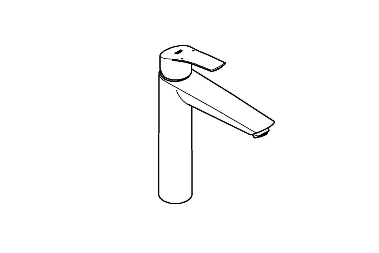 Смеситель для раковины GROHE Eurosmart, XL-size, хром (23971003)