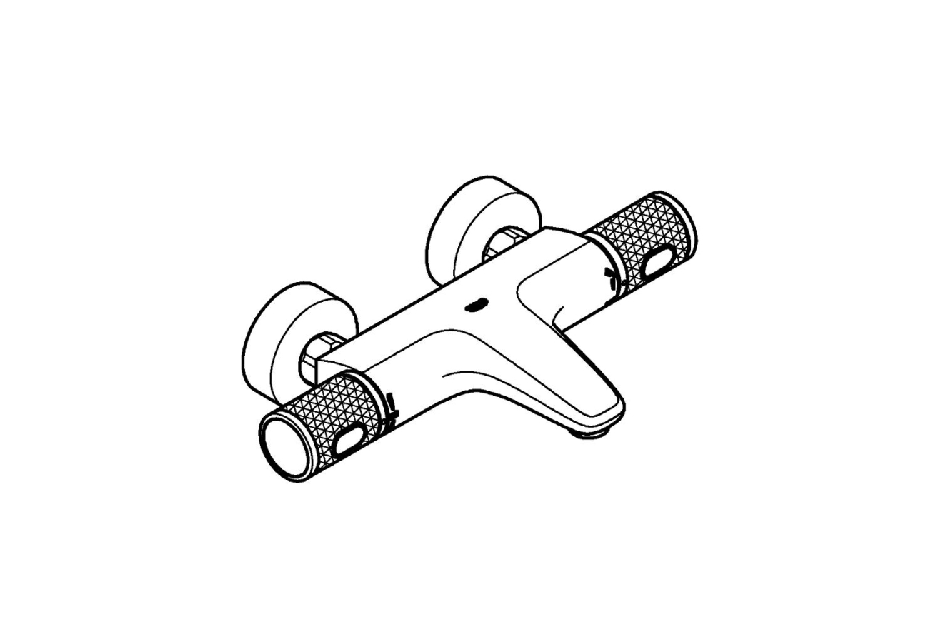 Термостат для ванны GROHE Precision Feel QuickFix, хром (34788000)