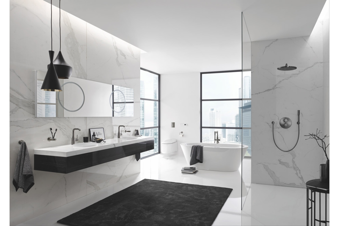 Дозатор жидкого мыла GROHE Essentials, тёмный графит матовый (40394AL1)