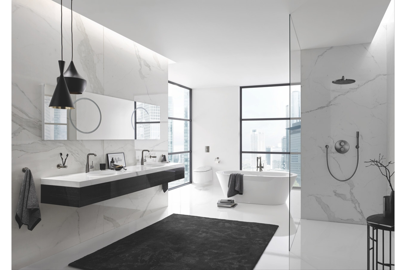 Дозатор жидкого мыла GROHE Essentials, тёмный графит матовый (40394AL1)