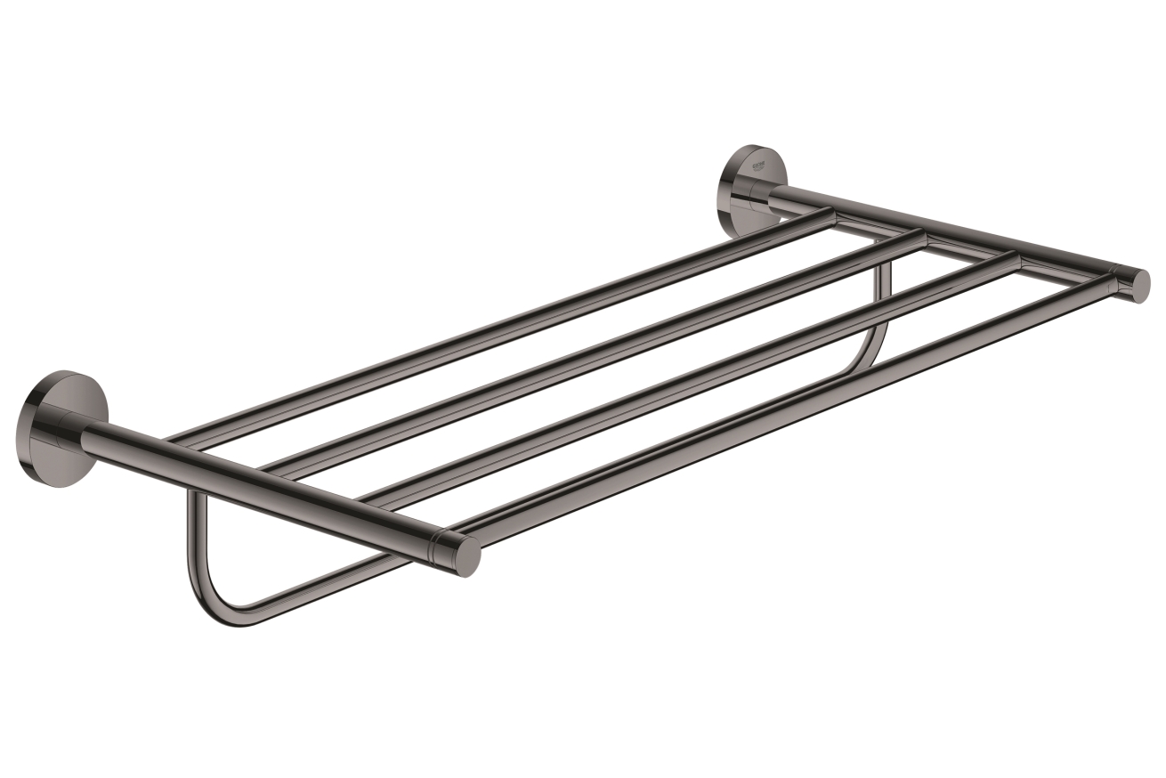 Держатель для банного полотенца GROHE Essentials, тёмный графит глянец (40800A01)