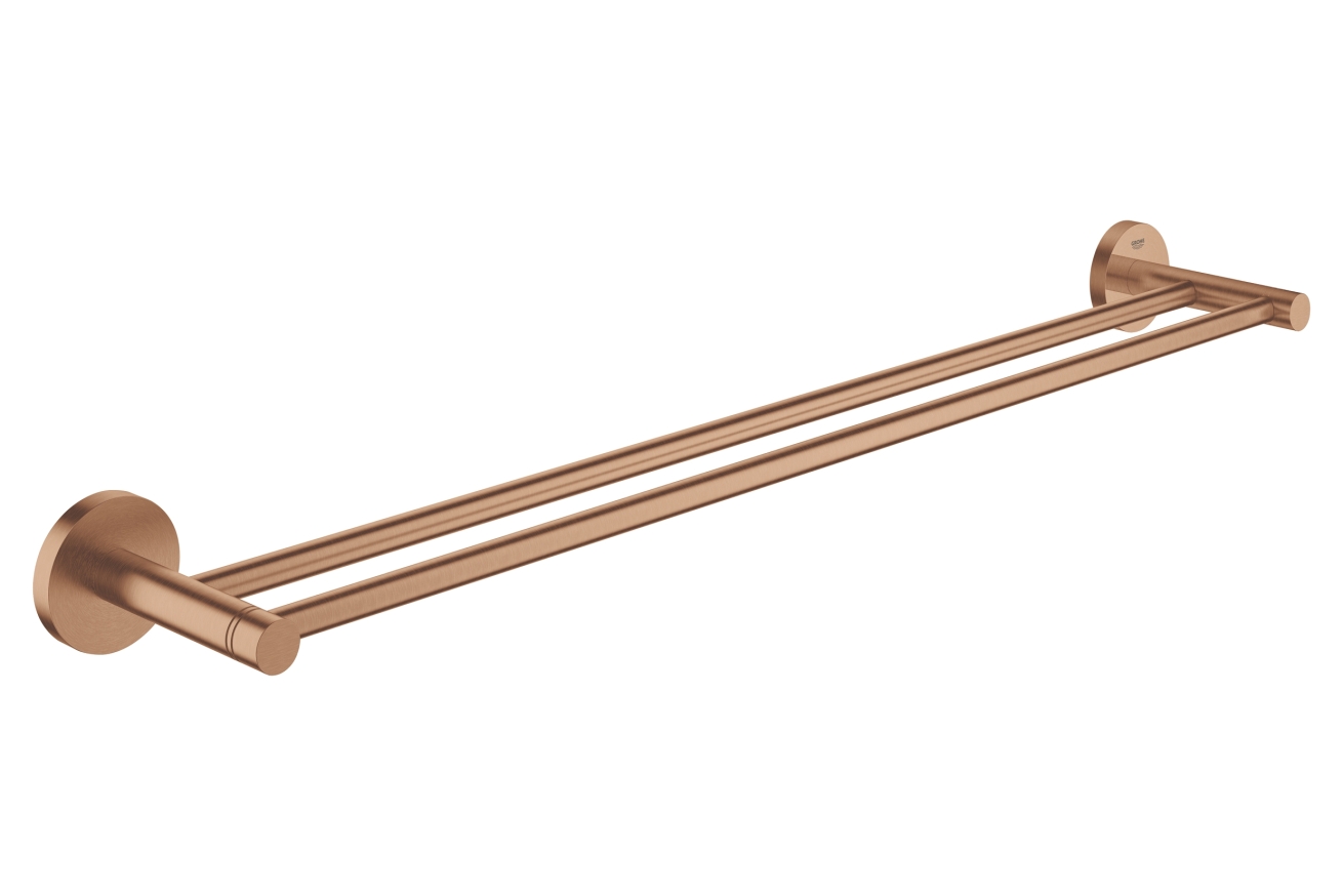 Двойной держатель для полотенца GROHE Essentials, тёплый закат матовый (40802DL1)