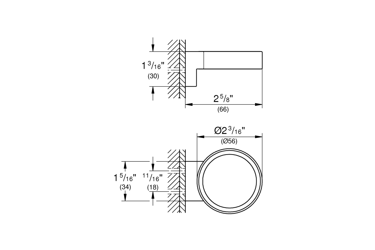 Держатель для стакана GROHE Selection, темный графит матовый (41027AL0)