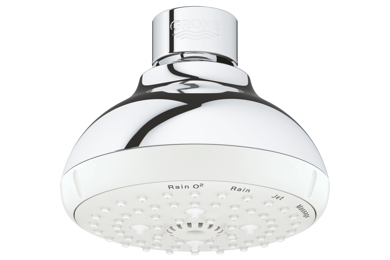 Верхний душ GROHE Tempesta 100, 9,5 л/мин, 4 режима, хром (27606001)