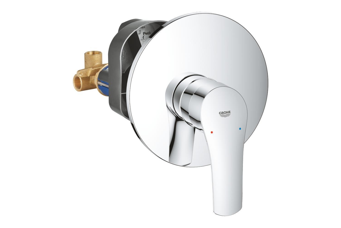 Смеситель для душа GROHE Eurosmart в комплекте с монтажной частью, хром (33556003)