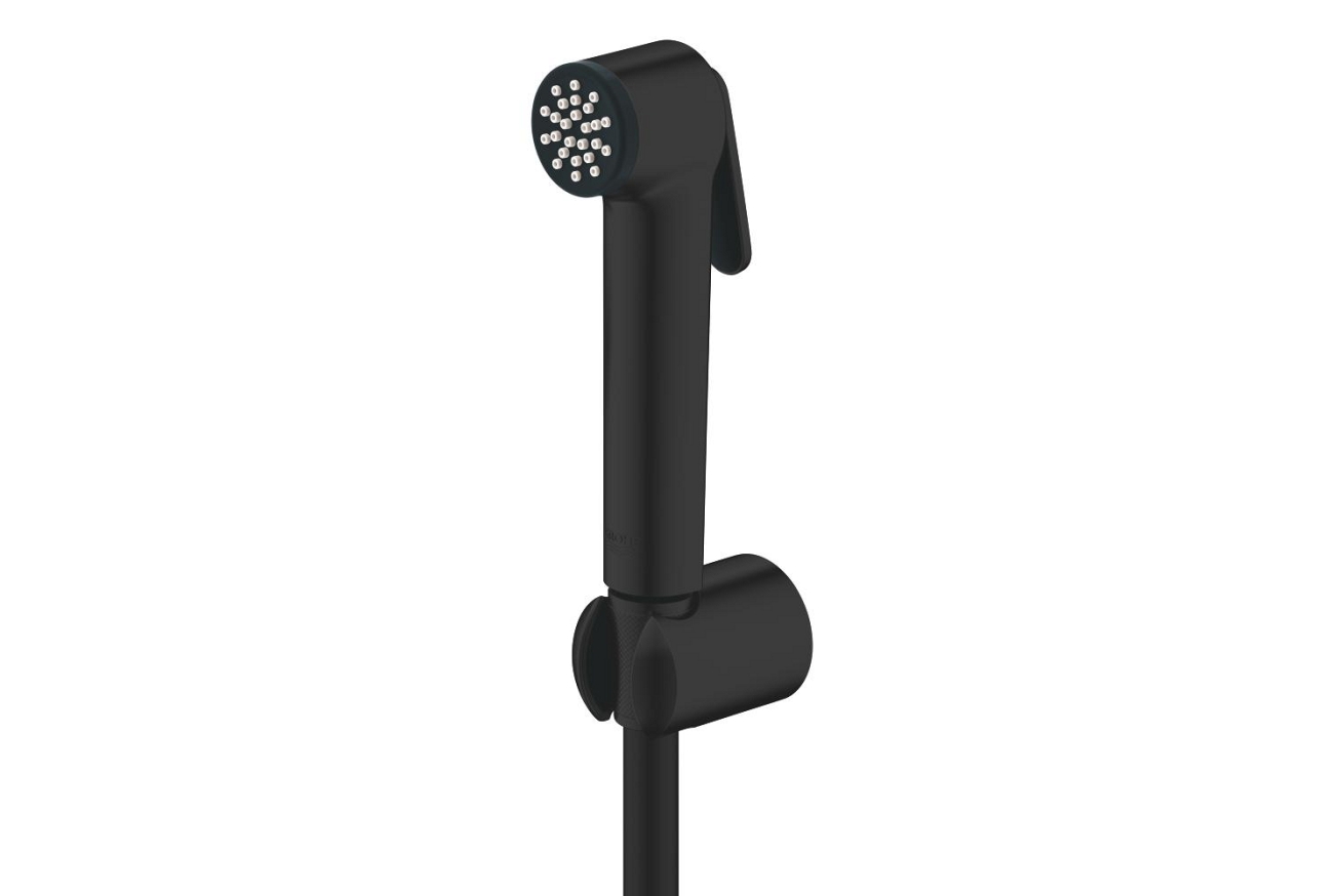 Набор для гигиенического душа GROHE Tempesta-F Trigger Spray 30, 1250 мм, матовый черный (1025302431)