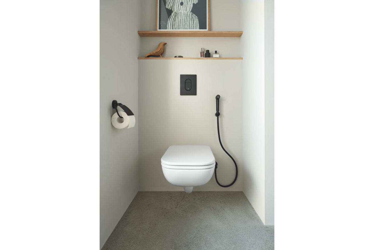 Набор для гигиенического душа GROHE Tempesta-F Trigger Spray 30, 1250 мм, матовый черный (1025302431)