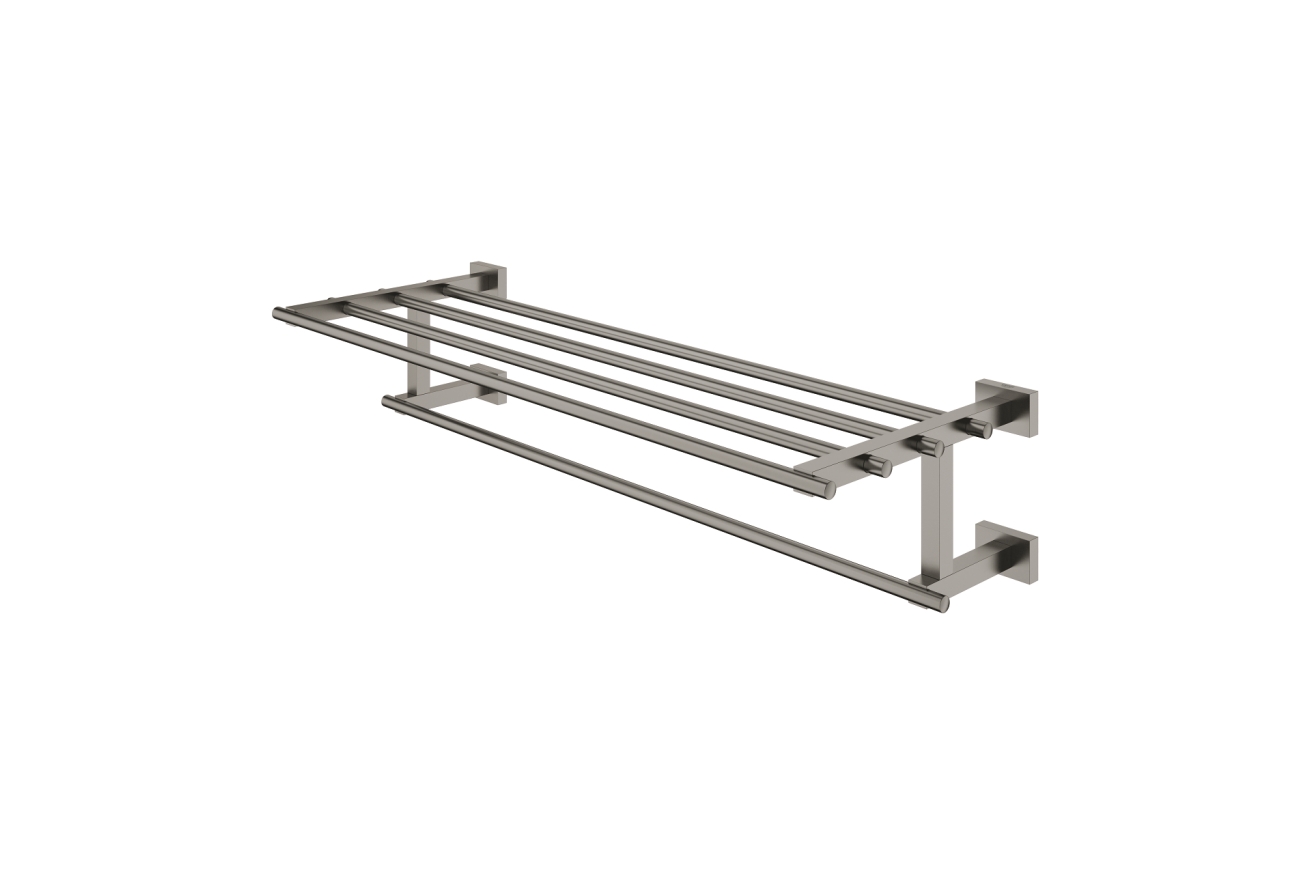 Полочка для полотенец GROHE Essentials Cube 600 мм, темный графит матовый (40512AL1)