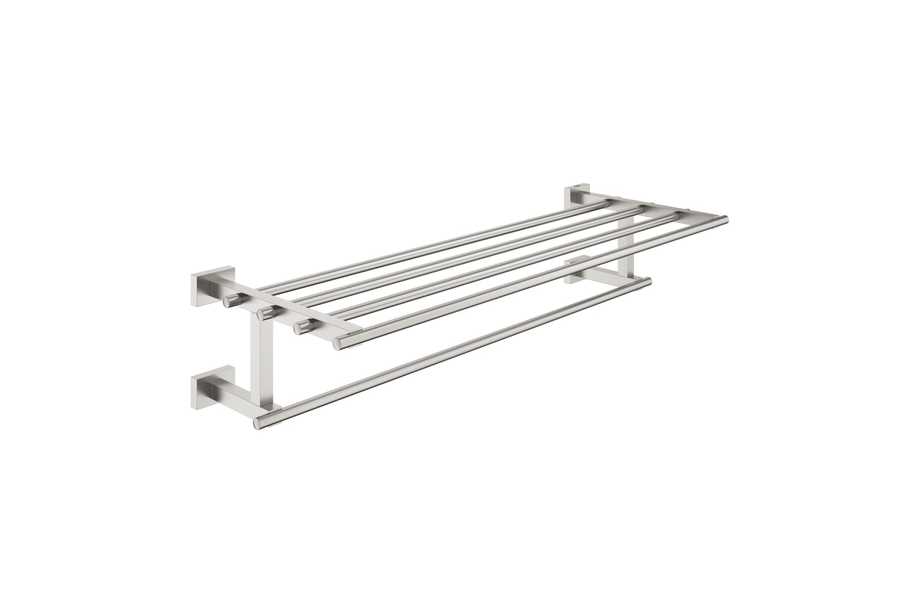 Полочка для полотенец GROHE Essentials Cube 600 мм, суперсталь (40512DC1)