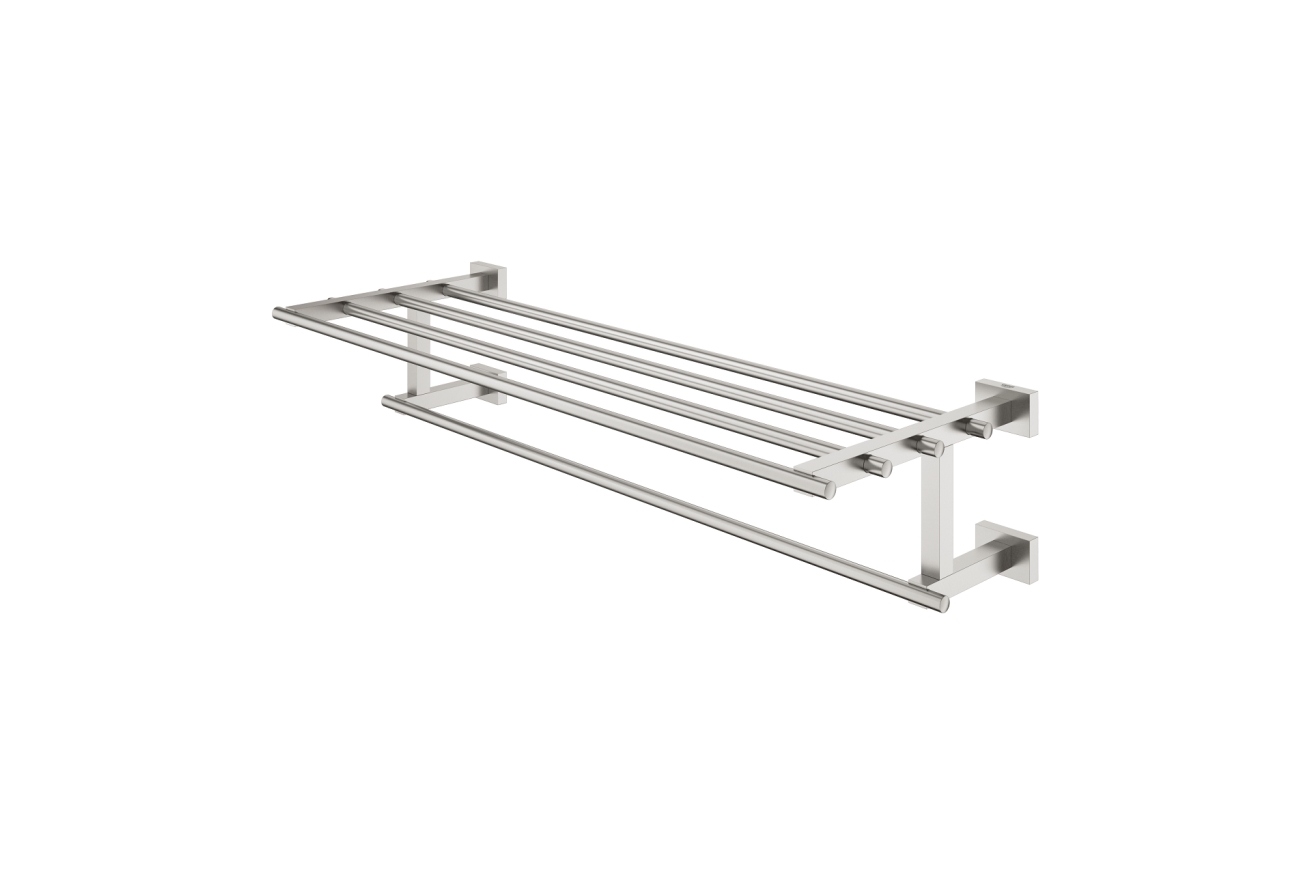 Полочка для полотенец GROHE Essentials Cube 600 мм, суперсталь (40512DC1)