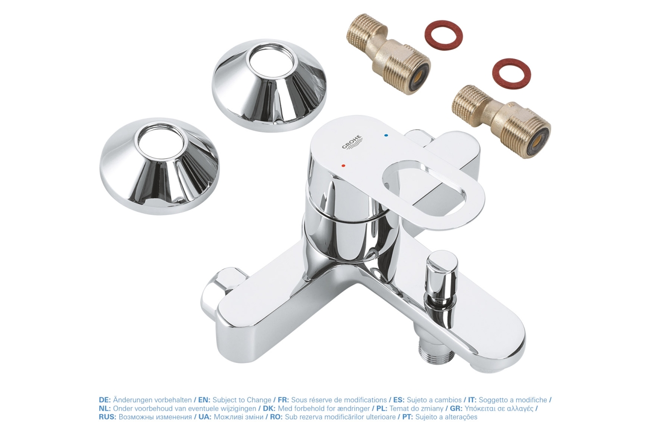 Смеситель для ванны GROHE BauLoop, хром (23341000)